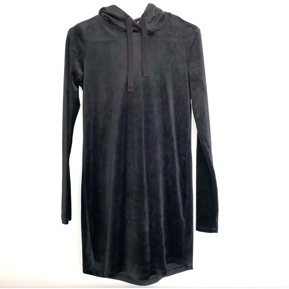 Velour Sweatshirt Dress